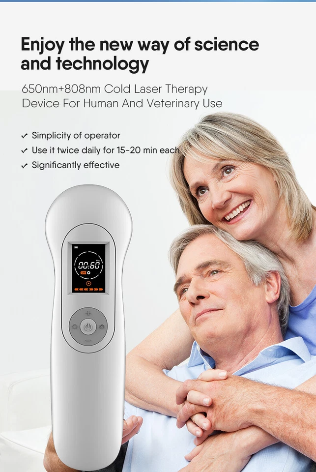 Cold Laser Therapy LLLT Pain Relief Device 1300mW Soft Healing Lazer Humans Pets - Image 4 of 4