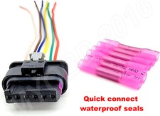 6 Pin For Fiat 500X 2016-2022 Rear Tail Light Rear Lamp Plug Prewired Connector