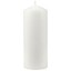 Gestufte Adventskerzen Silber/weiß - 4 Stumpenkerzen 5-10cm Für Adventskränze