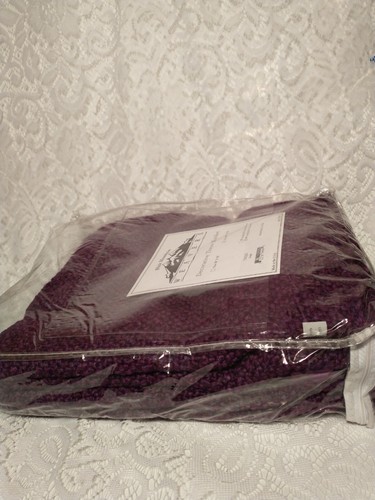 White Mountain Weavers Decorative Throw Blanket Tweed Grape Home Decor tblhp1 - Picture 8 of 12
