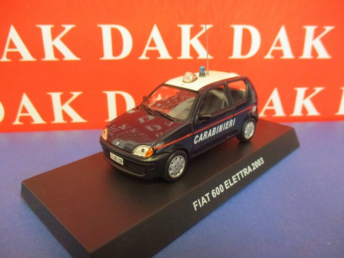 Die cast 1/43 Modellino Auto Carabinieri Fiat 600 Elettra 2003 - Foto 2 di 3