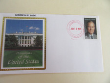 President George H.W. Bush 2019 Forever Stamp Fdc Sc#5393 Colorano Cachet #2