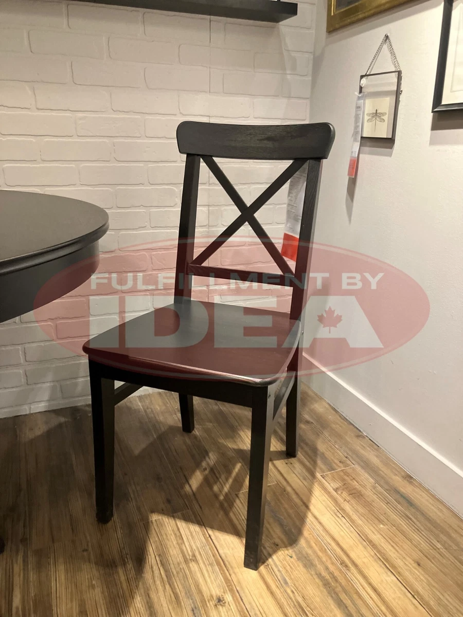 Brand New IKEA INGOLF Brown Black Dining Chair 602.178.22