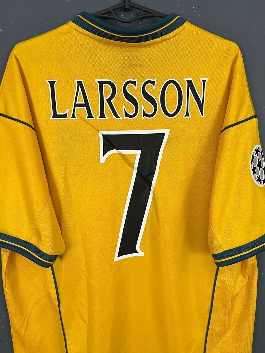 【正規品】Celtic FC LARSSON 7 シャツ MEN'S FC CELTIC 2000/2002 HENRIK LARSSON #7 SOCCER FOOTBALL