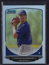 2013 BOWMAN CHROME DRAFT TOP PROSPECTS REFRACTOR TAYLOR GUERRIERI #TP-29 RAYS