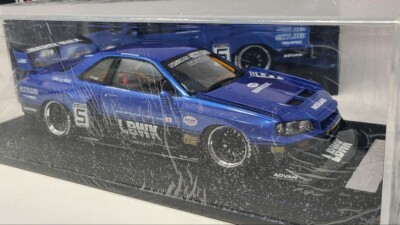 LBWK Nissan Skyline GT-R R34ミニカー 1/18 $_57.JPG?set_id=880000500F