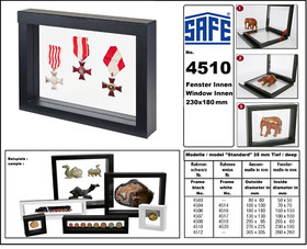 Floating Frame Minifigures Lego SAFE 4508 Dimensions Internal 265x60 External 295x95x35mm
