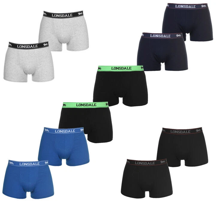 Lonsdale Boxershorts 2 St. Unterwäsche Boxershort S M L XL 2XL 3XL 4XL Boxer neu - Bild 1 von 1