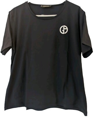 NWOT Georgio Armani Beauty Women's XXL T- Shirt Black