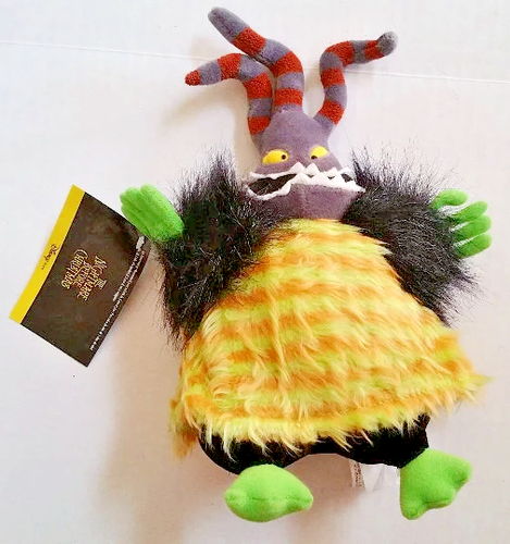 Pesadilla antes de Navidad Criatura bajo las escaleras Peluche 1993 10" Bolsa de frijoles Nueva con etiquetas - Imagen 2 de 5