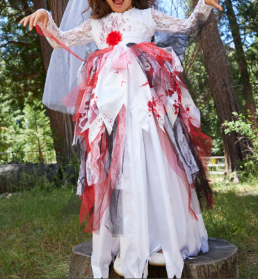 CHASING FIREFLIES Zombie Bride Costume Blood Splatter Tulle Layered Size 14 | eBay CHASING FIREFLIES Zombie Bride Costume Blood Splatter Tulle Layered Size 14 | eBay