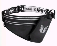 Fanny Pack Waist Bag Belt Unisex Black NEW Front Zip 2 Reflective Strip CanFly