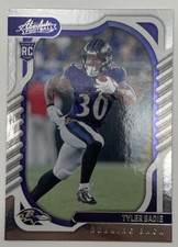 2022 Panini Absolute #199 Tyler Badie  Baltimore Ravens Rookie