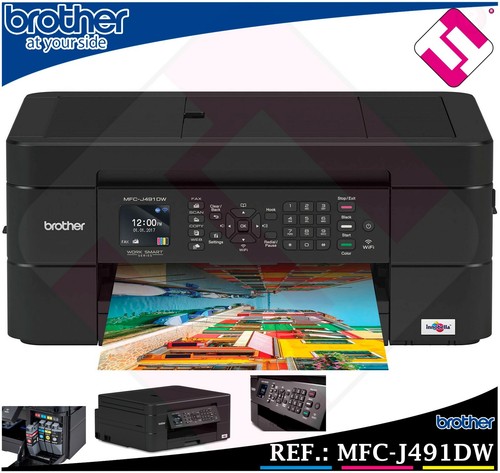 IMPRESORA MULTIFUNCION COLOR BROTHER MFC J491DW WIFI COLEGIO PROFESORES  ALUMNOS | eBay