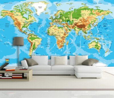 3D Color Map 3468 Wallpaper Mural Wall Print Wall Wallpaper Murals US Coco