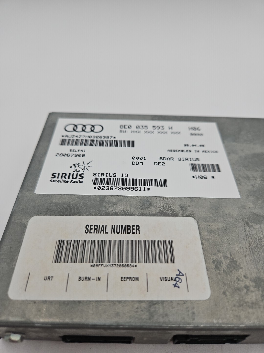 BENTLEY & ROLLS ROYCE CONTROL UNIT FOR DIGITAL RADIO (8E0035593H)