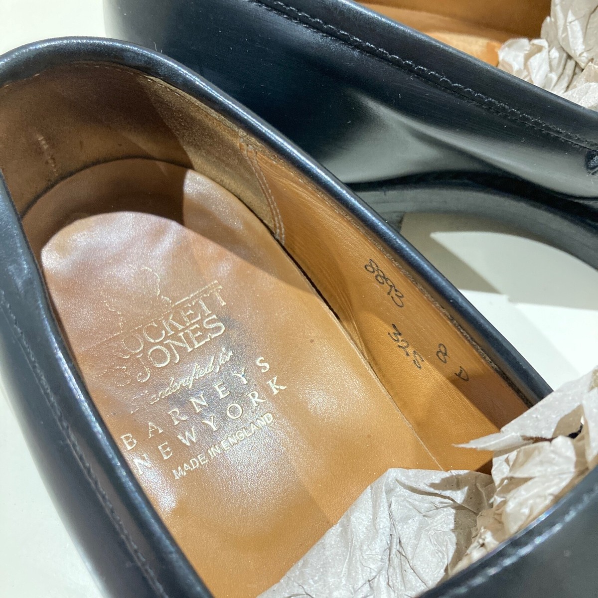 famny CROCKETT&JONES × BARNEYS NEW YO CROCKETT & JONES for BARNEY'S NEW YORK Size 10 Light Brown Suede