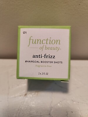 Function of Beauty Deep Add-In Booster Treatment Shots ANTI-FRIZZ NEW IN BOX