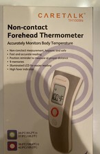 Caretalk Th1009N Non-Contact Forehead Thermometer-New Sealed Damaged Box