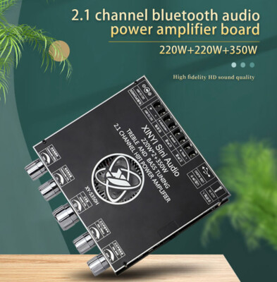 XY-S350H 220W*2 + 350W BT5.1 Bluetooth Amplifier Kit 2.1CH Amplifier Power Board