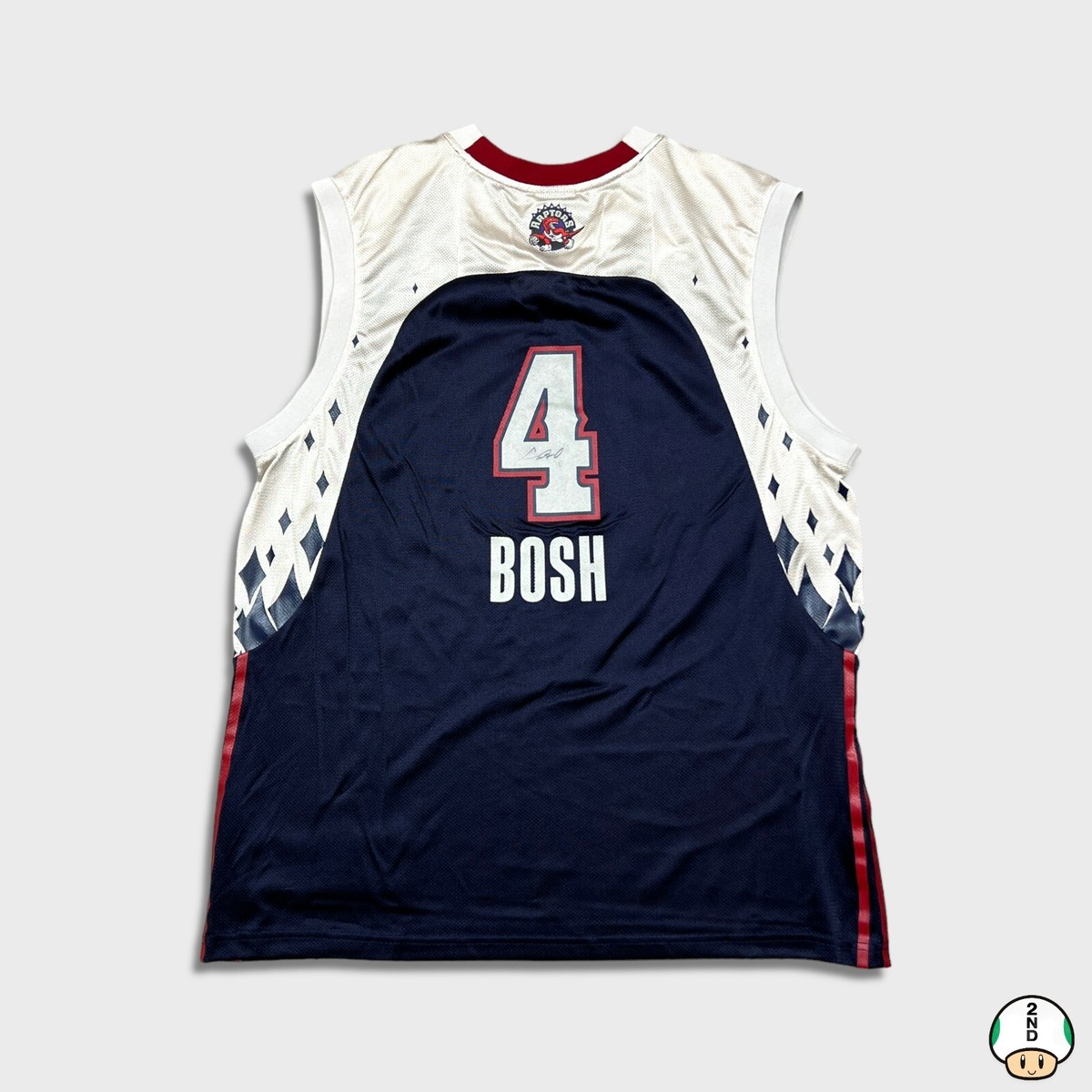 VTG 2007 Adidas Chris Bosh All Star East Signed NBA Jersey