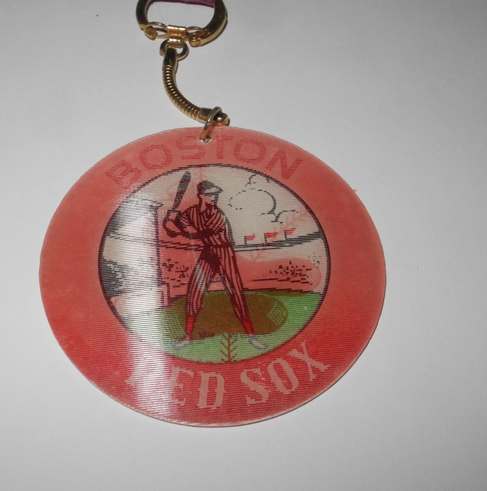 1958 Boston Red Sox Baseball Fenway Souvenir Magic Motion Flicker Pin Button - Image 3 of 4
