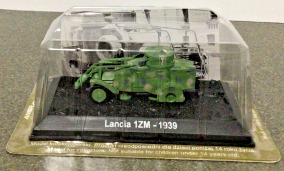AMERCOM ACBG43 LANCIA-ANSALDO 1ZM ARMORED CAR ITALIAN ARMY 1/72 - Image 4 of 4