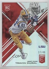 2017 Panini Elite Draft Picks Aspirations Red 17/49 Travin Dural #187 0v0
