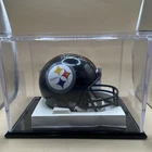 Dan Rooney Signed Pittsburgh Steelers Tiny Mini Helmet JSA COA w/Case