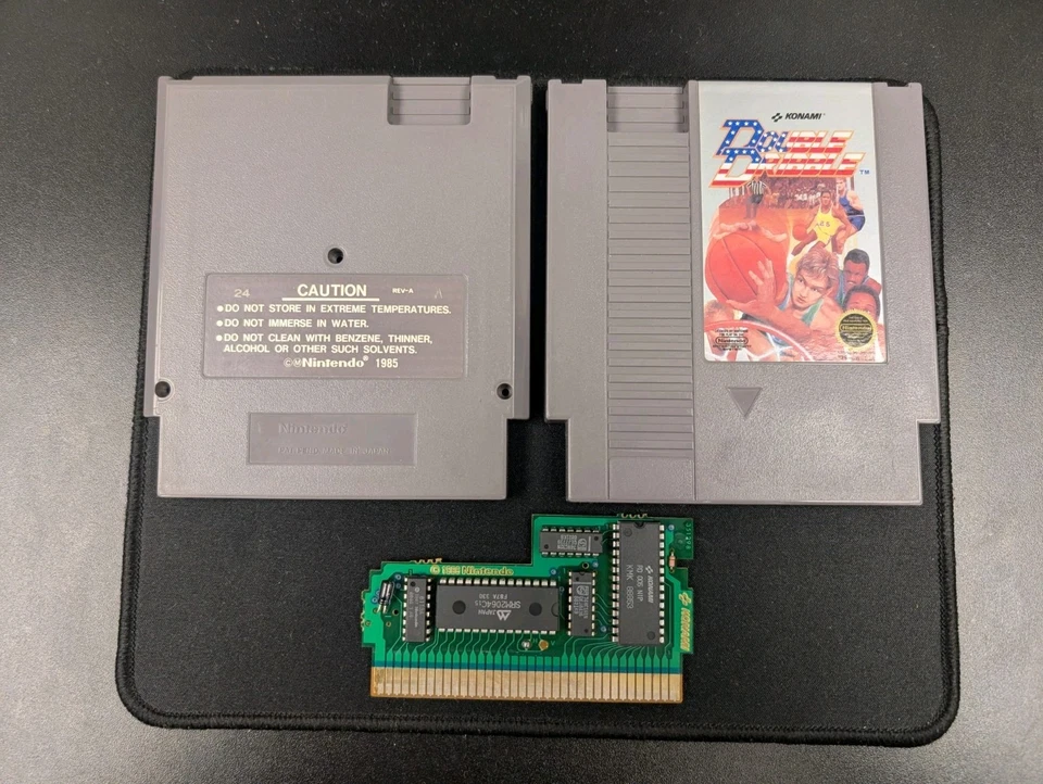Double Dribble (NES, 1987) Game Only | Tested | Authentic - Image 4 of 4