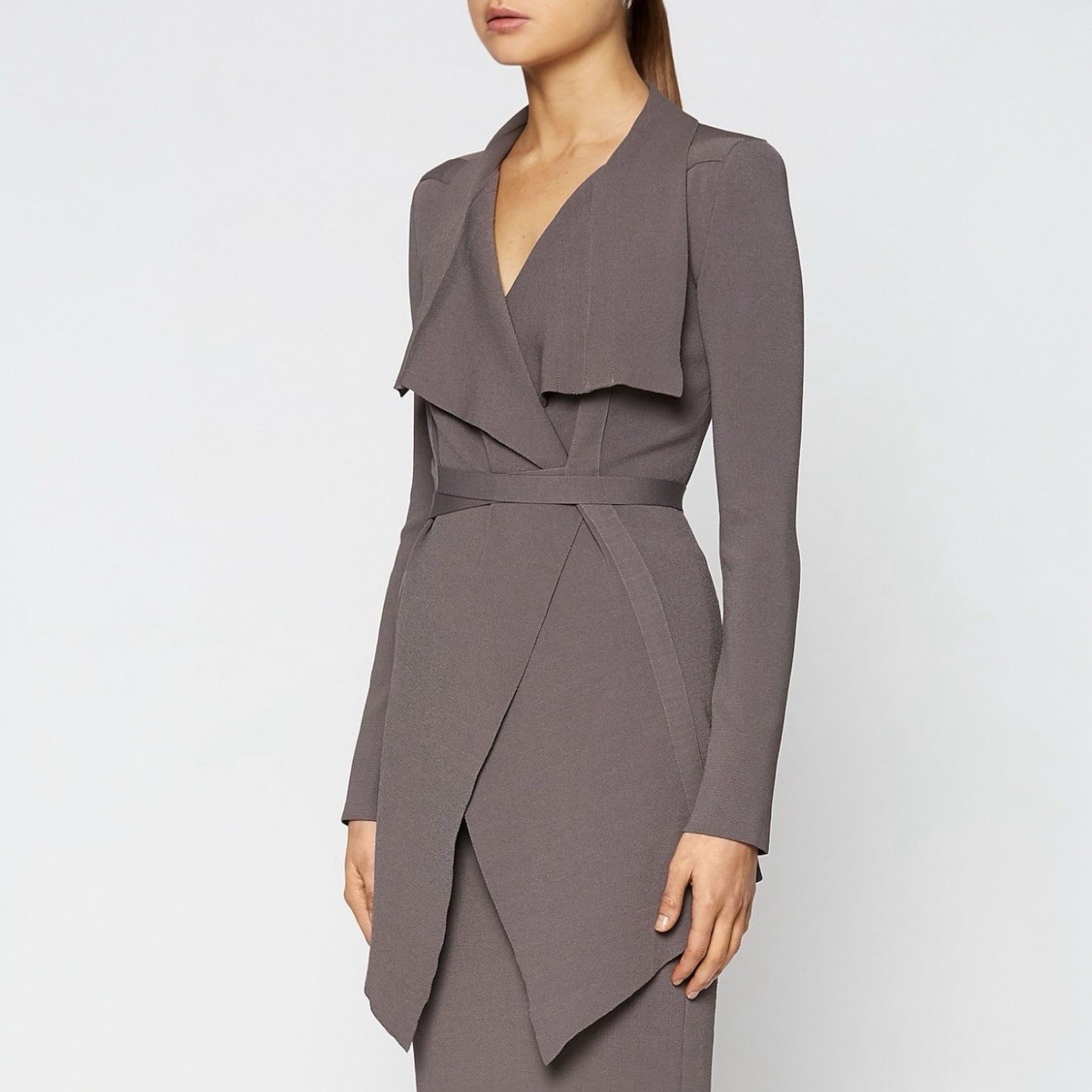 Scanlan Theodore Drape Front Jacket Size Medium M… - image 1