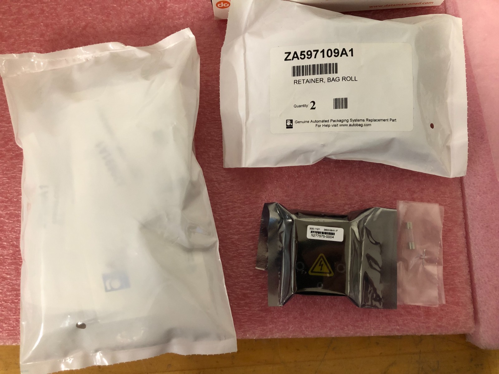 Sealed Air PS125 Autobag replacement parts ZA597038A2KIT INCOMPLETE