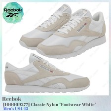 Reebok Classic Nylon Footwear White 100009277 Men's US4-13 NEW