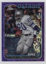 2024 Topps Chrome Purple Speckle Refractor /275 Billy Sims #70 1o92