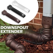 Downspout Extender Retractable Rain Gutter Drainage Pipe Down Spout Drain[
