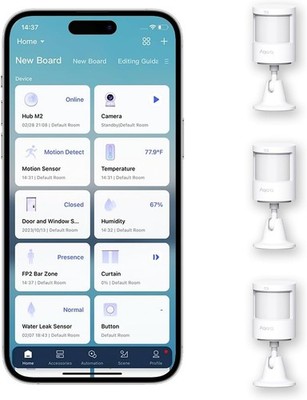 Aqara Zigbee Motion Sensor 3 Pack Smart Home Automation