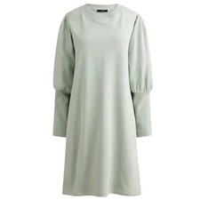 J. Crew Original cotton terry puff-sleeve sweatshirt dress W-236 Sz S