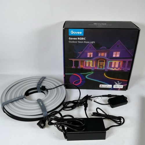 Govee RGBIC Outdoor Neon Rope Lights With 64 Scene Modes H61A8-Waterproof 32.8ft - Picture 3 of 4
