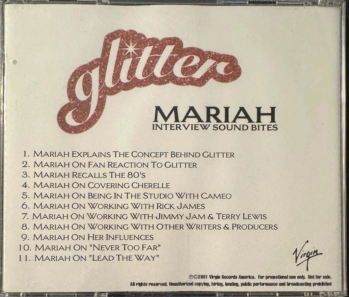 Promo CDs Mariah Carey for sale | eBay