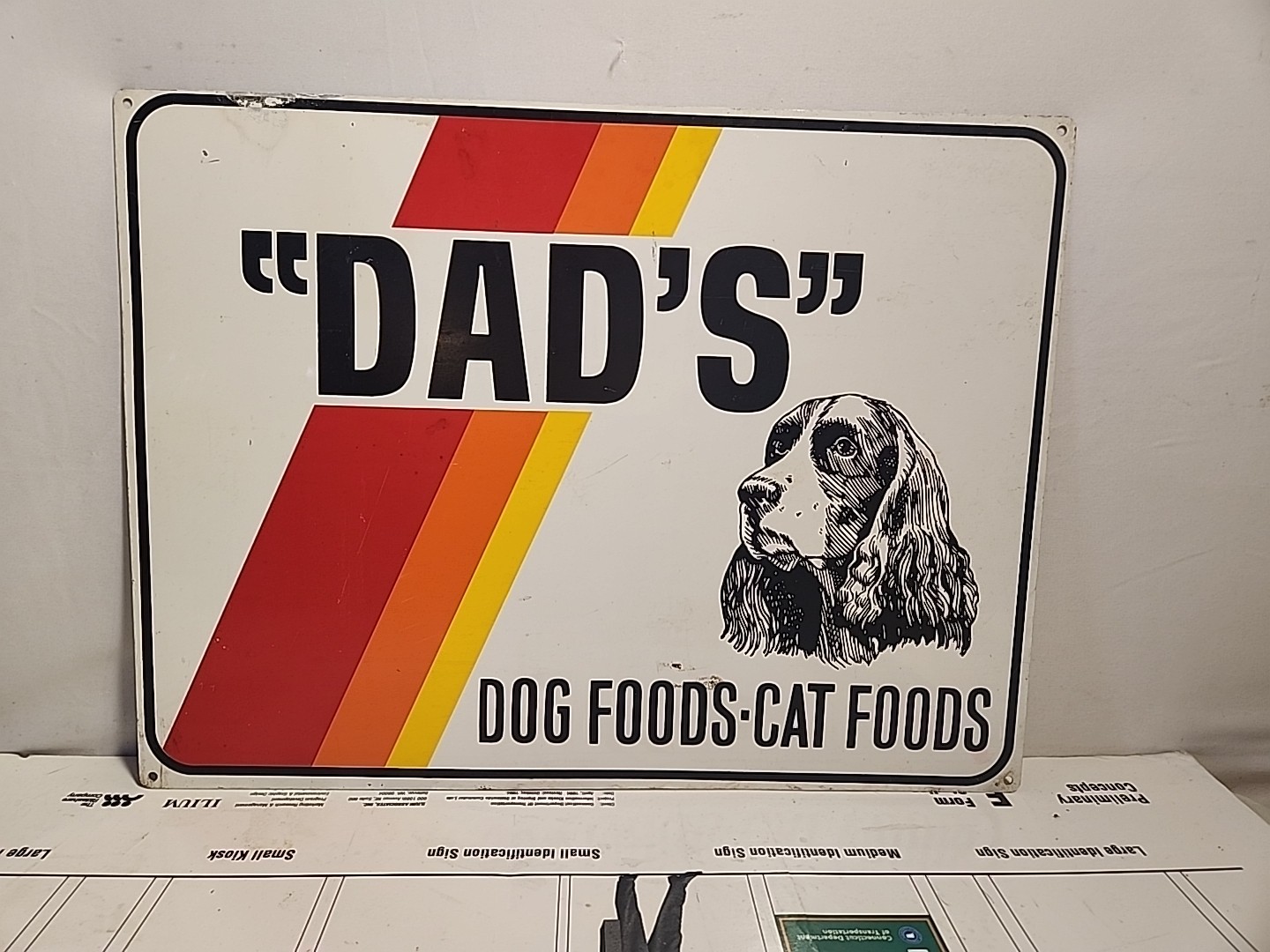 S ▪︎ Cat Foods Adv. Sign Beautiful Color & Graphics