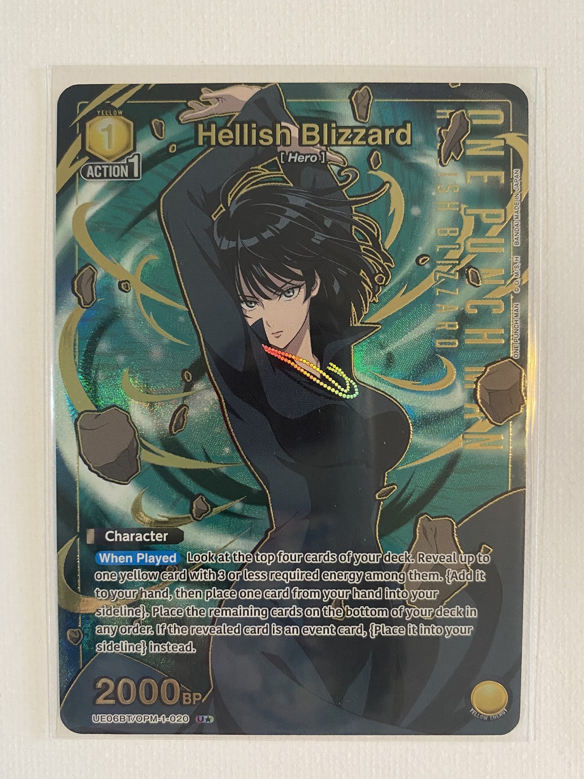 ALT ART Hellish Blizzard (020) (U*) Union Arena UE06BT/OPM-1-020