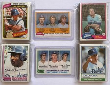 Los Angeles Dodgers 1980-83 Topps base team sets (4 set lot w/Valenzuela RC)