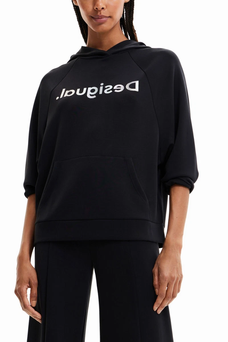 Desigual 25swjf23 women's sweatshirt, White, M