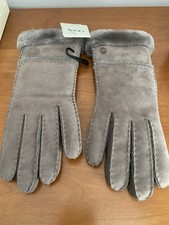 UGG Women's Leather Sheepskin Gloves Size L