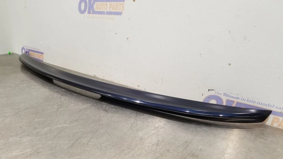 09 MERCEDES BENZ AMG SL63 R230 FLUSH MOUNT REAR SPOILER ASSEMBLY BLUE - Image 3 of 4