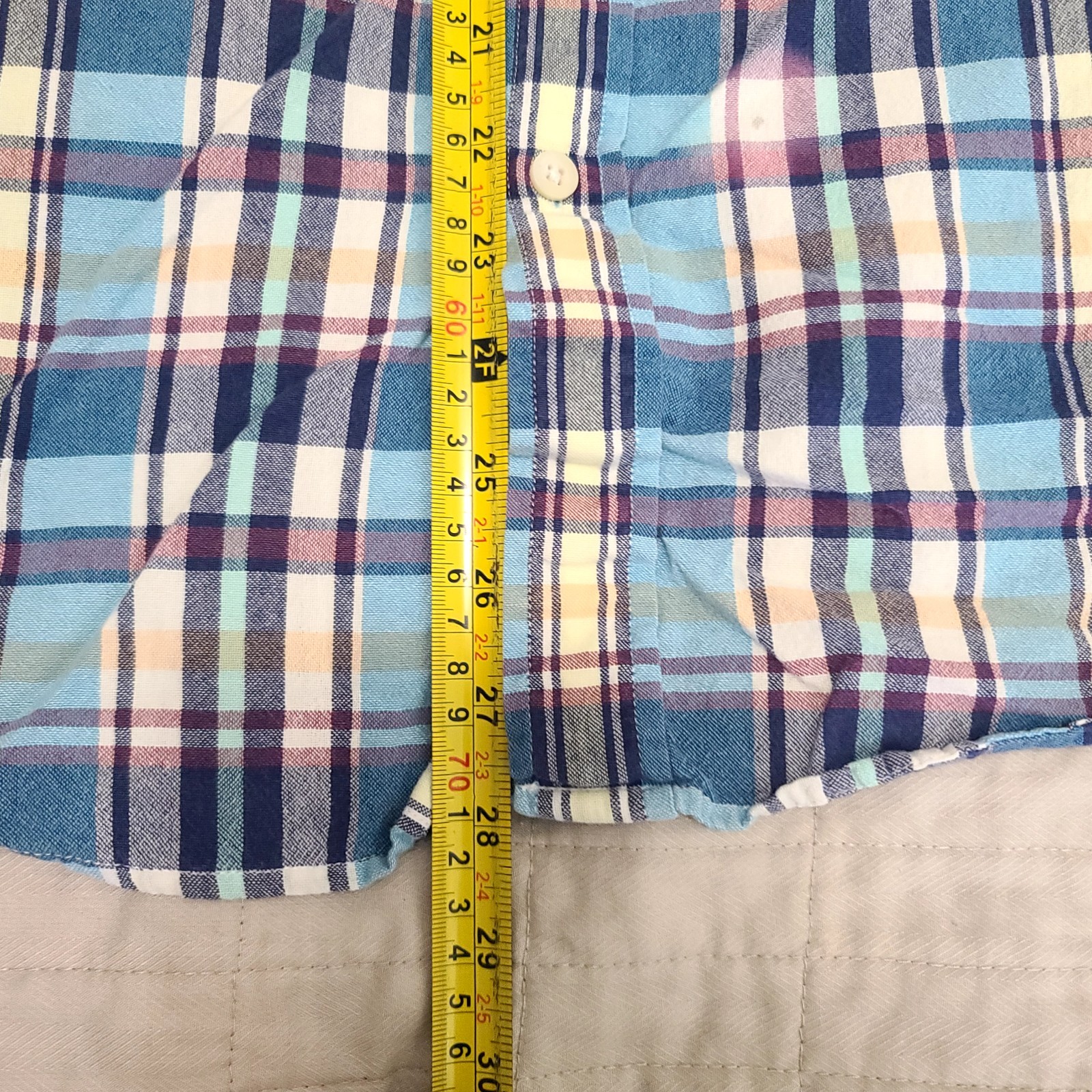 Pendleton Woolen Mills Multicolor Plaid Short-Sle… - image 5