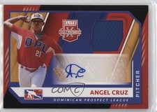 2021 Panini Elite Extra Edition Angel Cruz #DPLMS-AC Auto 0xh3