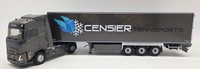 Eligor - Volvo FH Aero 4X2 Mit KüHlauflieger (Censier Transport) - 1/43 - Eli...