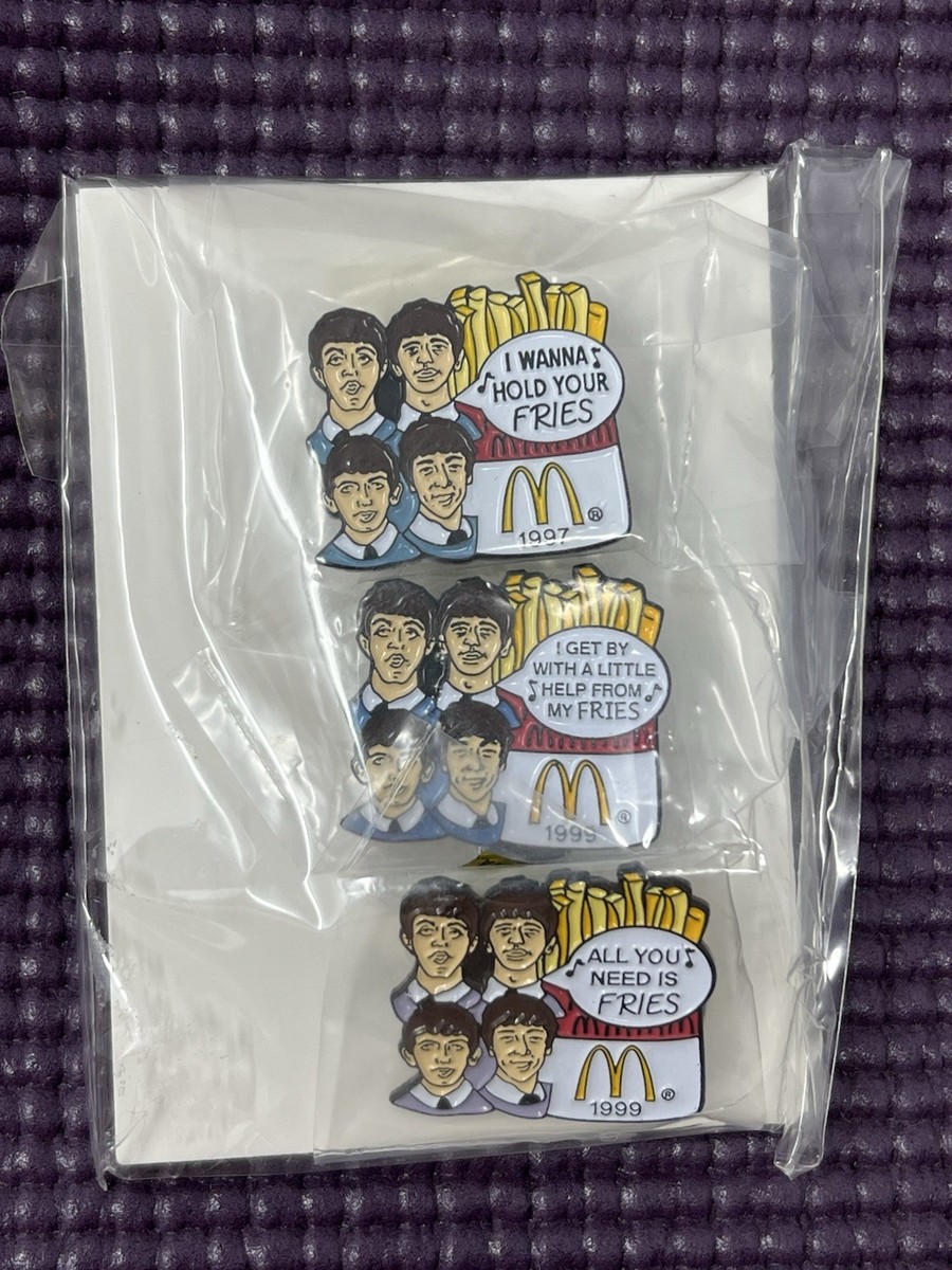 Rare McDonalds Pin Set 1997-99 THE BEATLES - I Wanna Hold Your