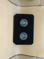 British Virgin Islands Set Of 2 Coins 1 Dollar 2013